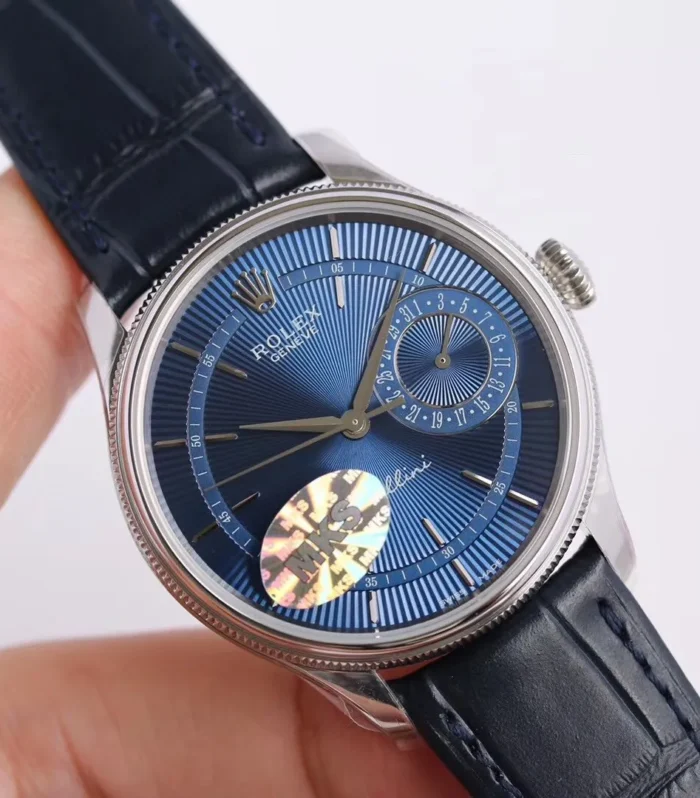 CELLINI DATE WHITE GOLD BLUE DIAL