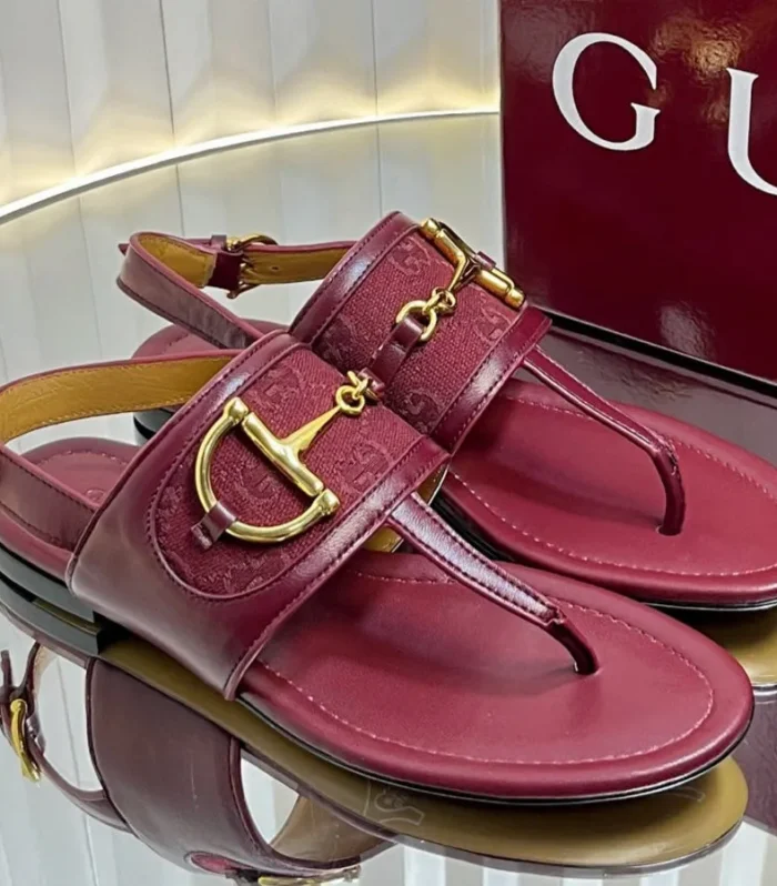 GC 25 Thong Sandal Red Canvas 294681