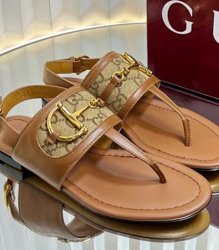 GC 25 Thong Sandal Brown Canvas 294682