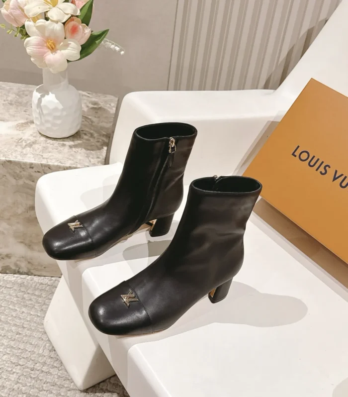 Chunky Heel Martin Boots