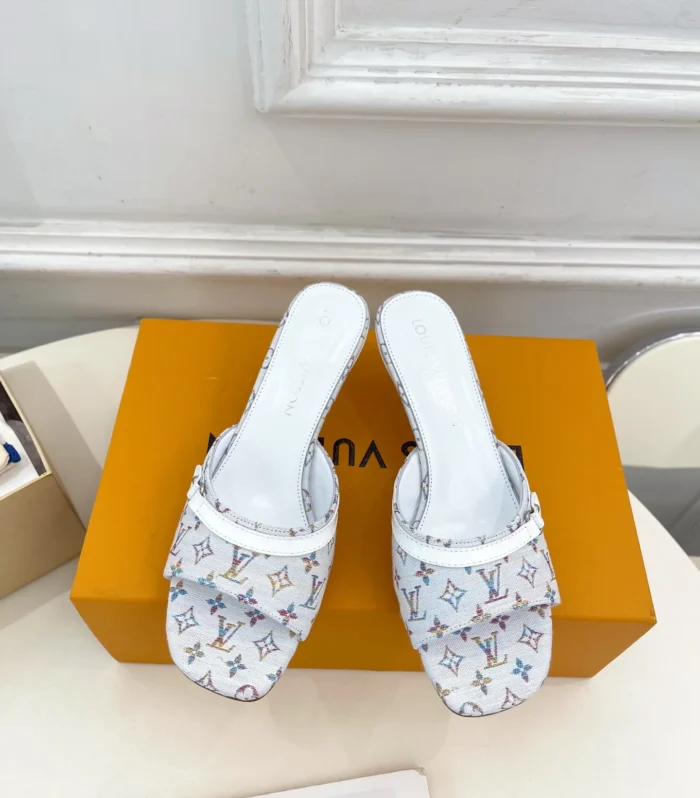 6AM Kitten Heel Mules