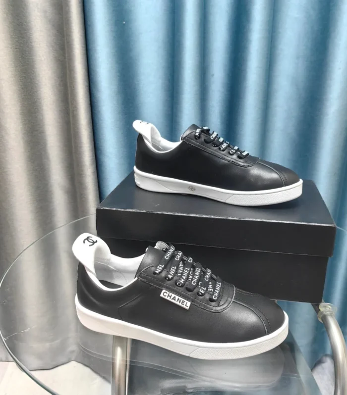 CC Low Sneaker Black Cowhide