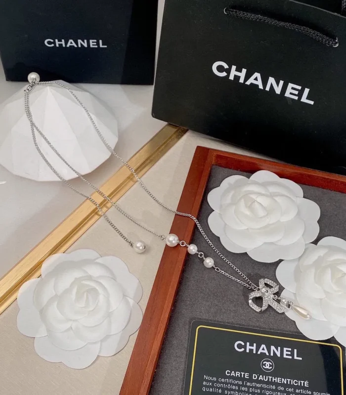 Chanel Bow Necklace