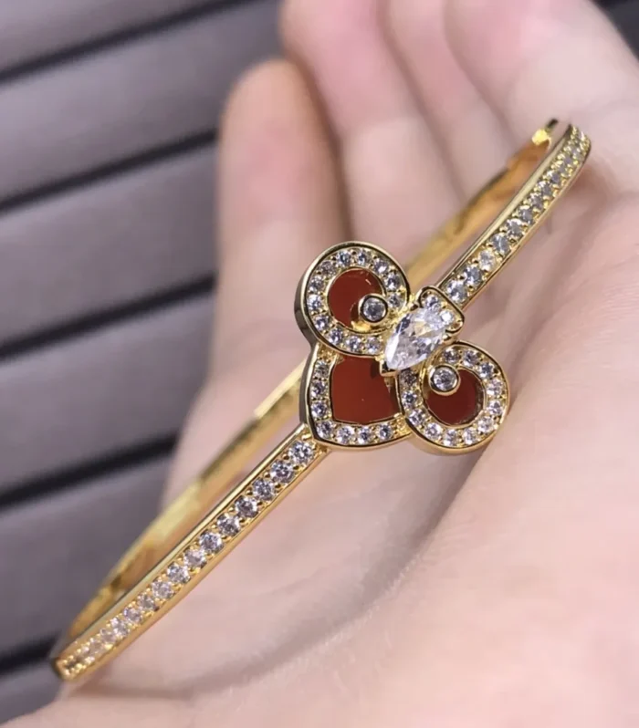 Carnelian Crown Bangle