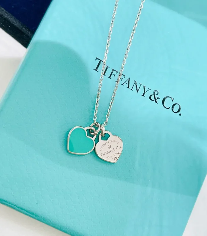 Blue Heart Diamond Necklace
