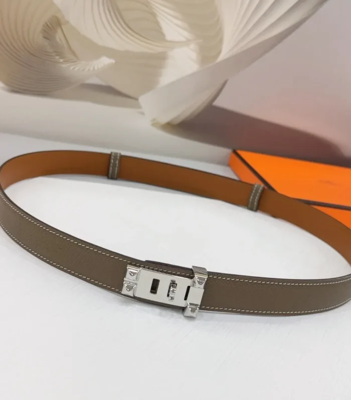 Collier De Chien Belt 30mm Etain Epsom Silver Buckle