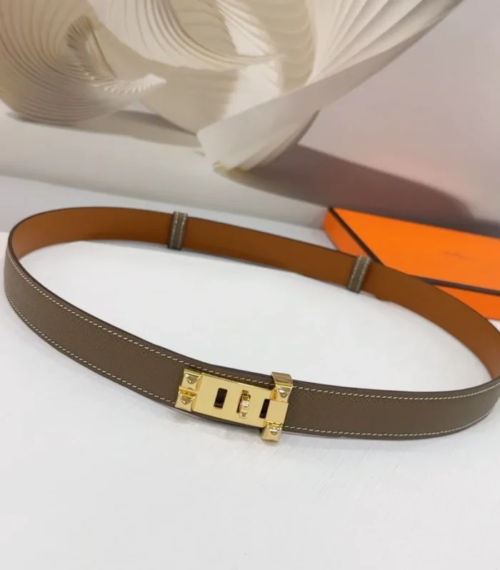 Collier De Chien Belt 30mm Etain Epsom Gold Buckle