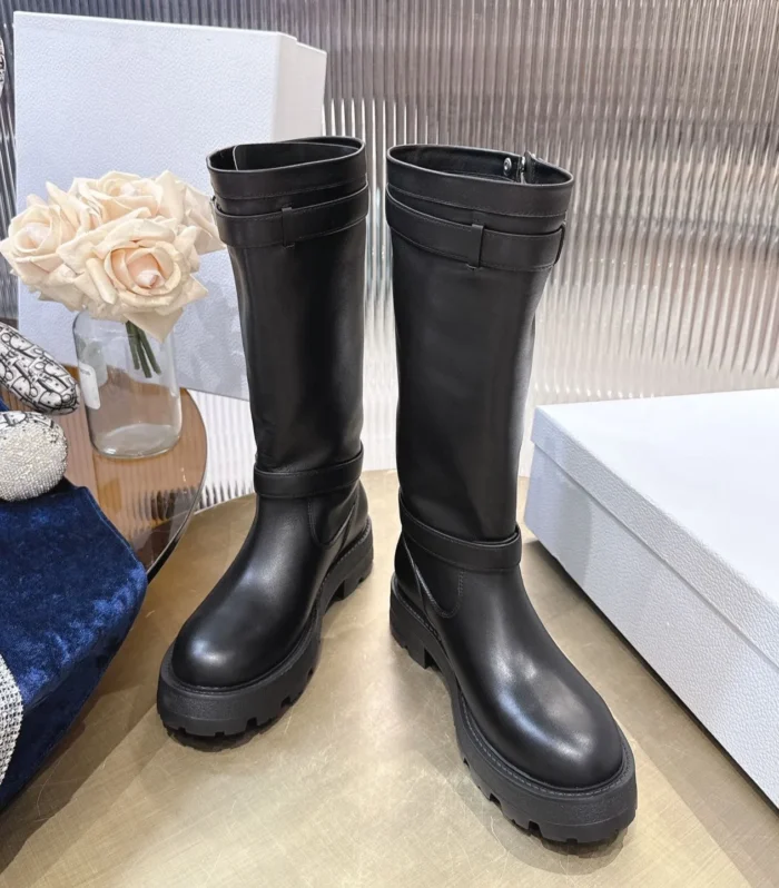 CD 25 high-top boots black calfskin 438777