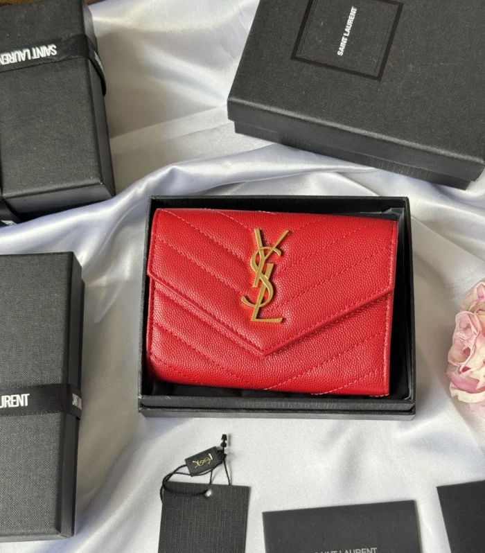 Saint Laurent Wallet Black 13cm