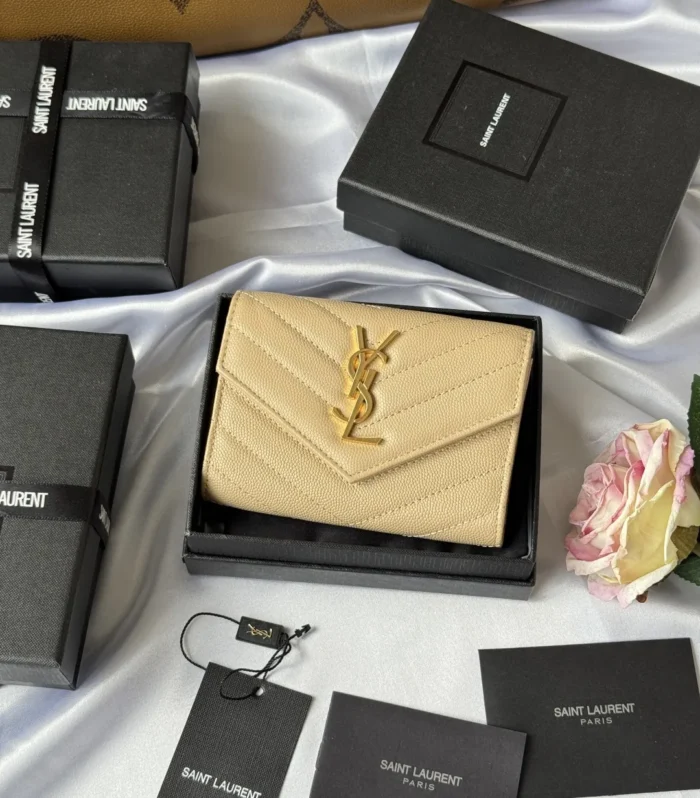 Saint Laurent Wallet Black 13cm