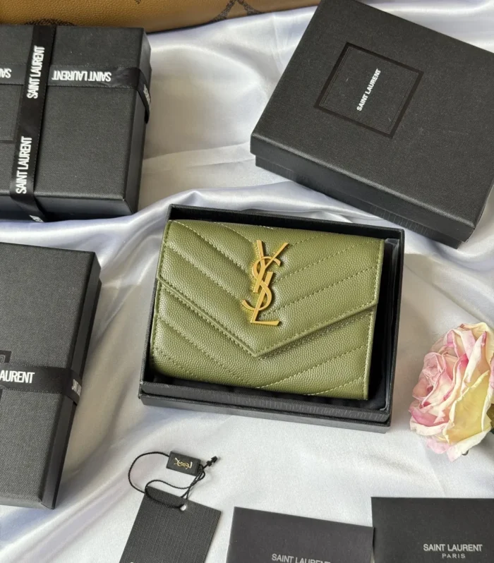 Saint Laurent Wallet Black 13cm