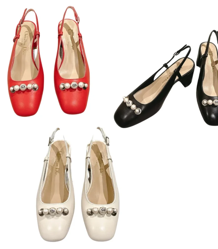CD 25 Slingback Heels Cowhide 241760