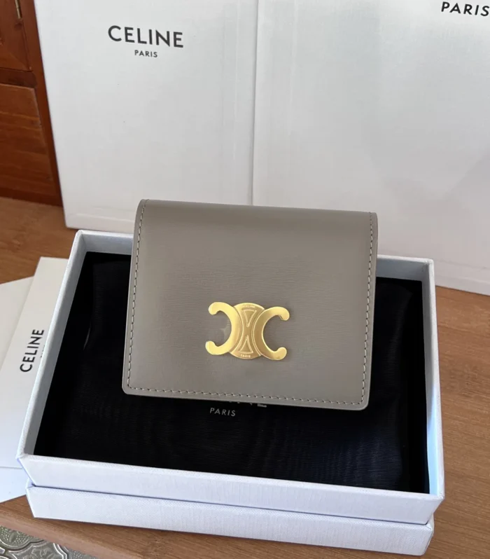 Celine Triomphe Black 10.5cm