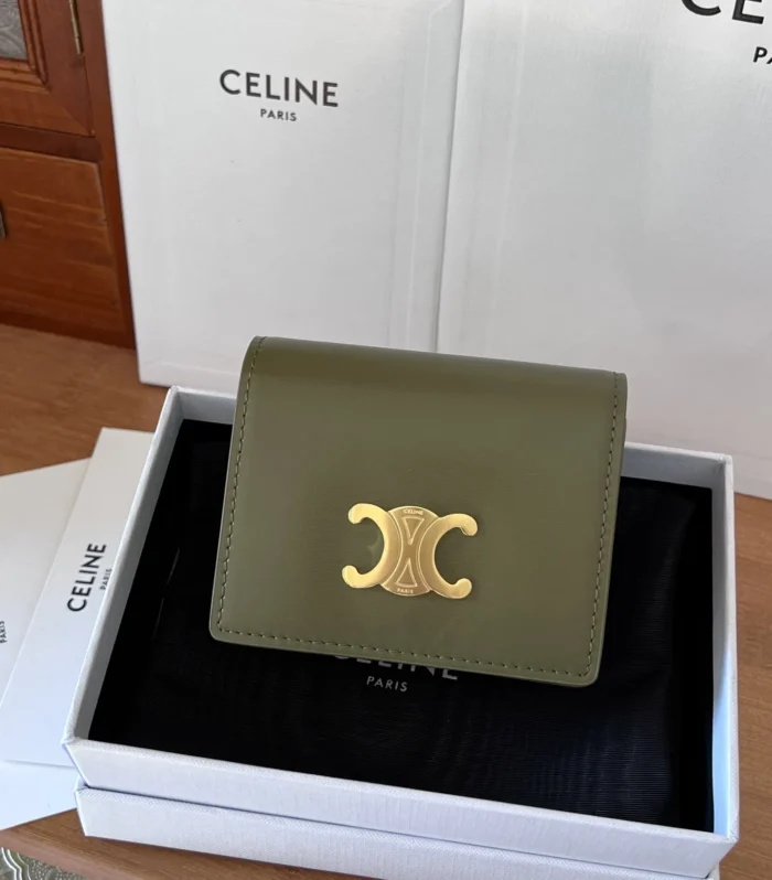 Celine Triomphe Black 10.5cm