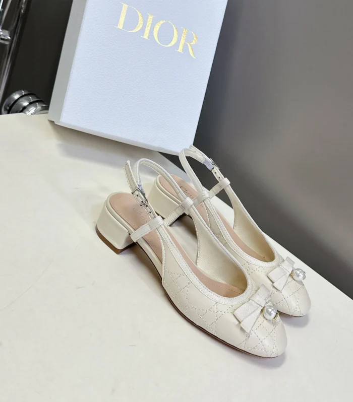 CD 25 Slingback Heel White 307172