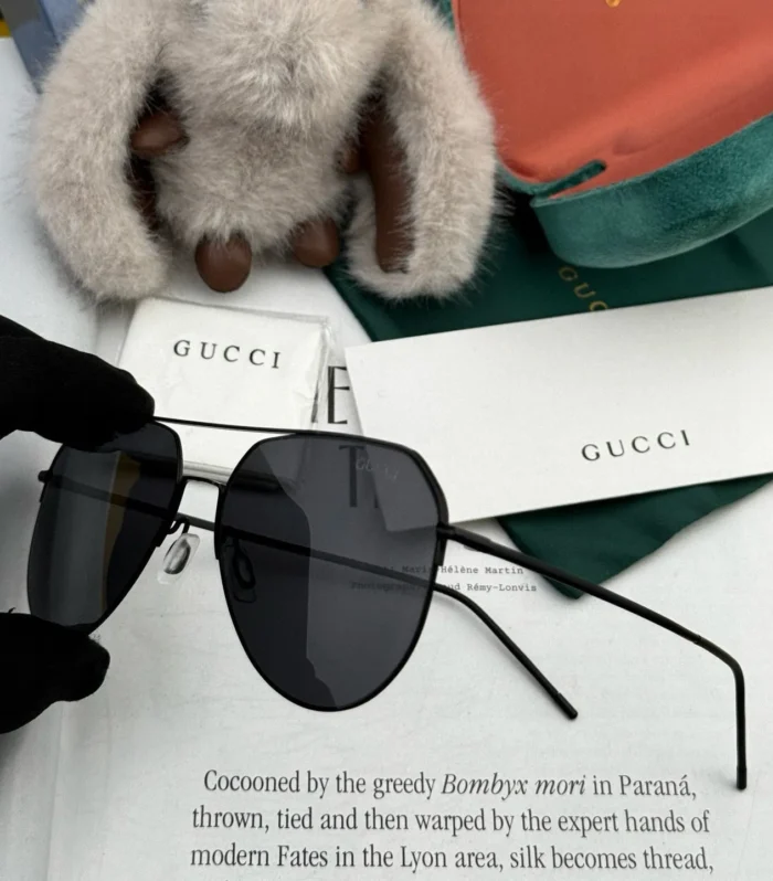 AVIATOR FRAME SUNGLASSES 575761 IN METAL