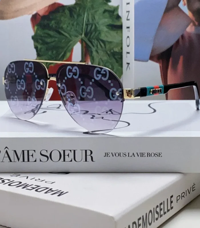 AVIATOR FRAME SUNGLASSES 570223 IN METAL