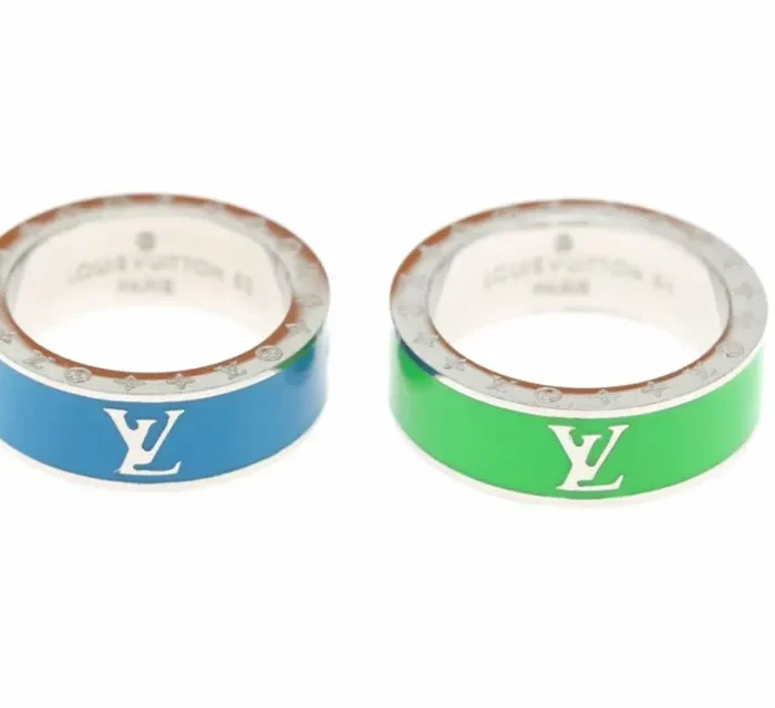 Rainbow Charms Couple Rings