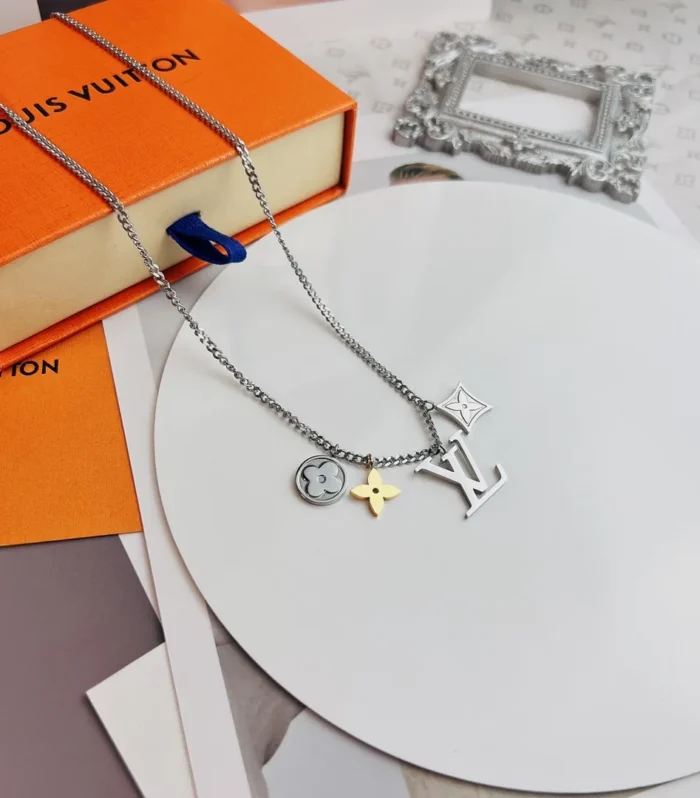 Multifloral Monogram Necklace