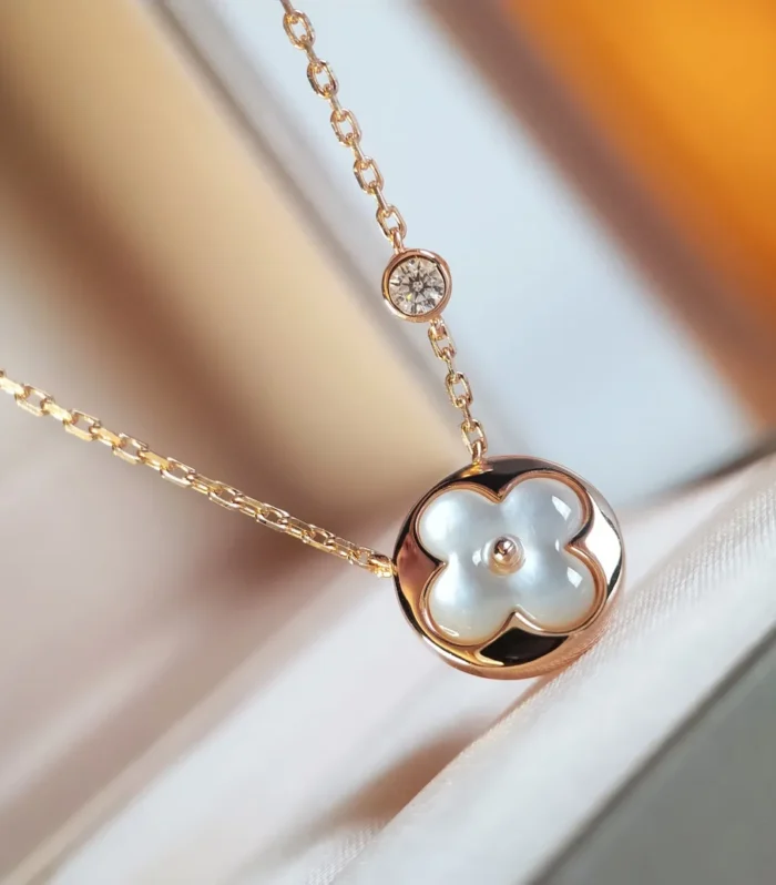 Monogram Pearl Necklace