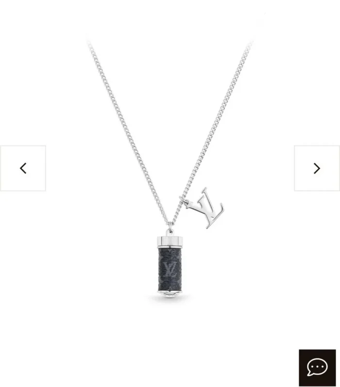 LV Water Bottle Necklace