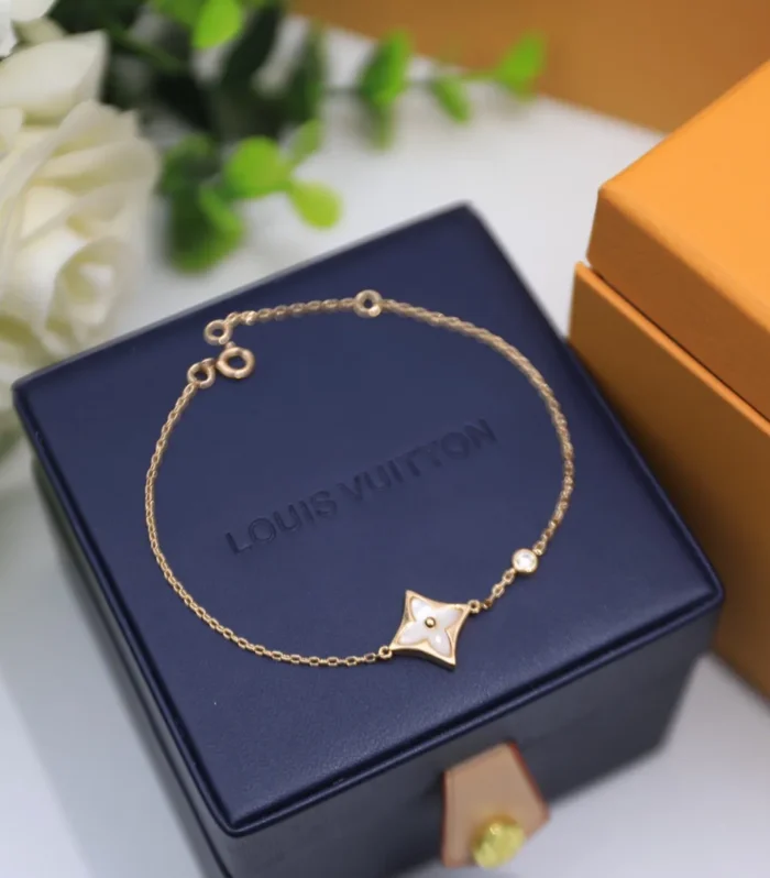LV Square Bracelet Mother-of-Pearl