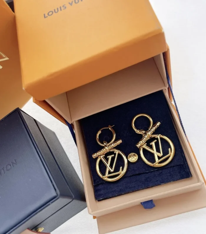 LV Retro Letter Earrings
