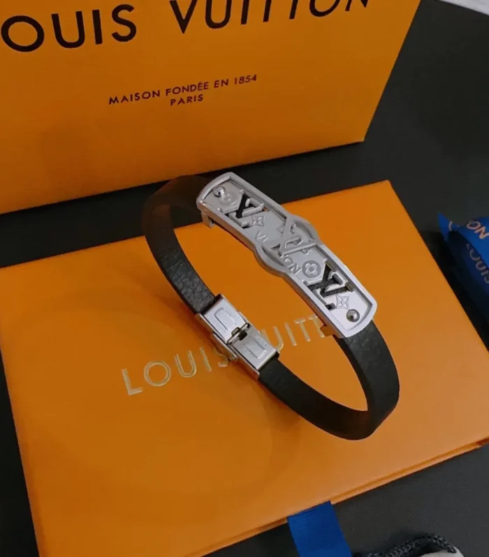 LV Retro Leather Bracelet