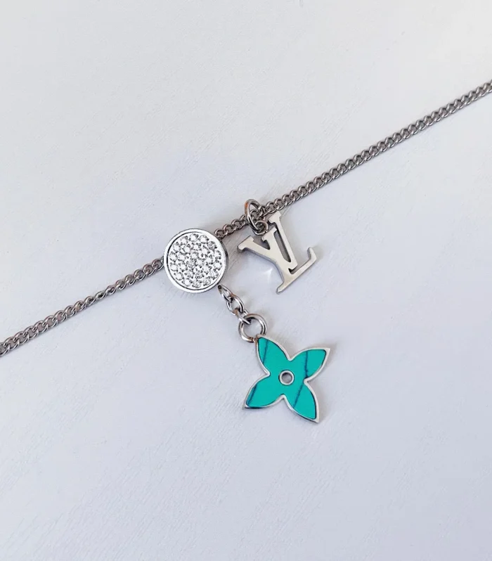 LV Opal Monogram Necklace