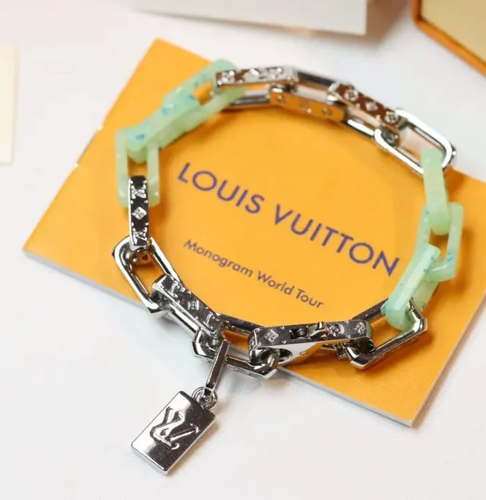 Damier Bamboo Chain Bracelet