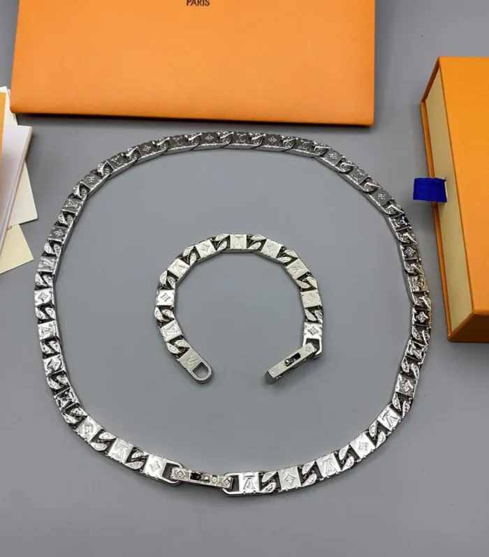 Cuban Necklace and Bracelet