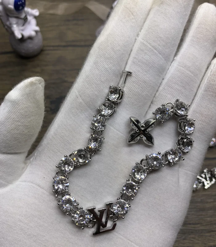 Crystals LV Monogram Bracelet
