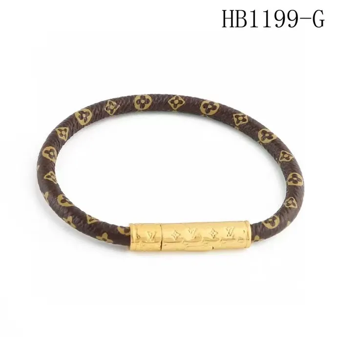 Confidentiel Leather Cord Bracelet