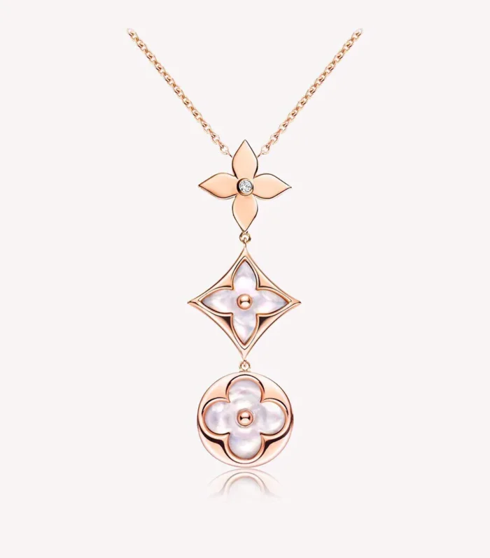 Color Blossom Necklace Mother-of-Pearl