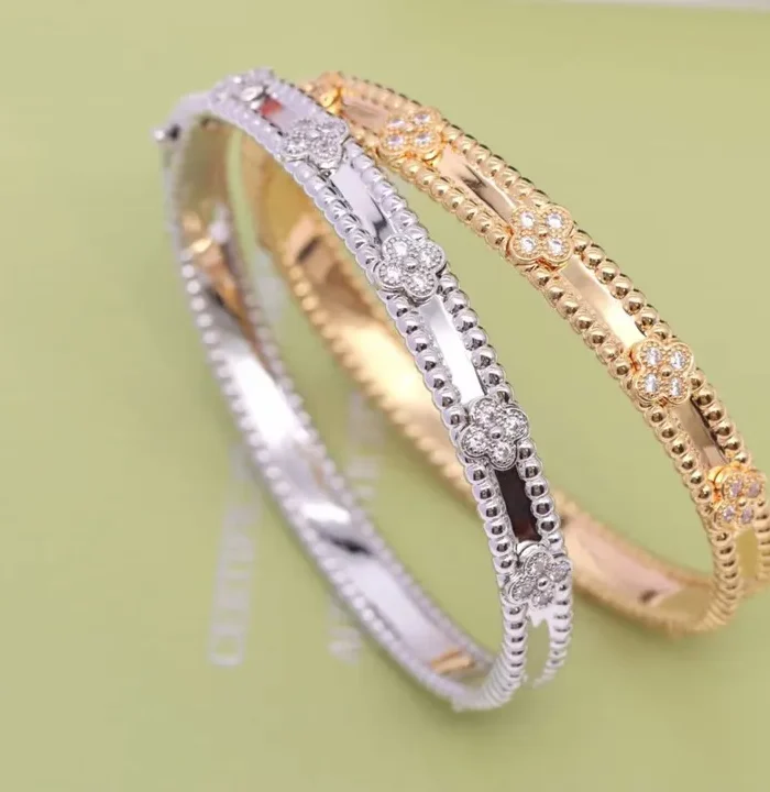 VCA Narrow Kaleidoscope Bangle