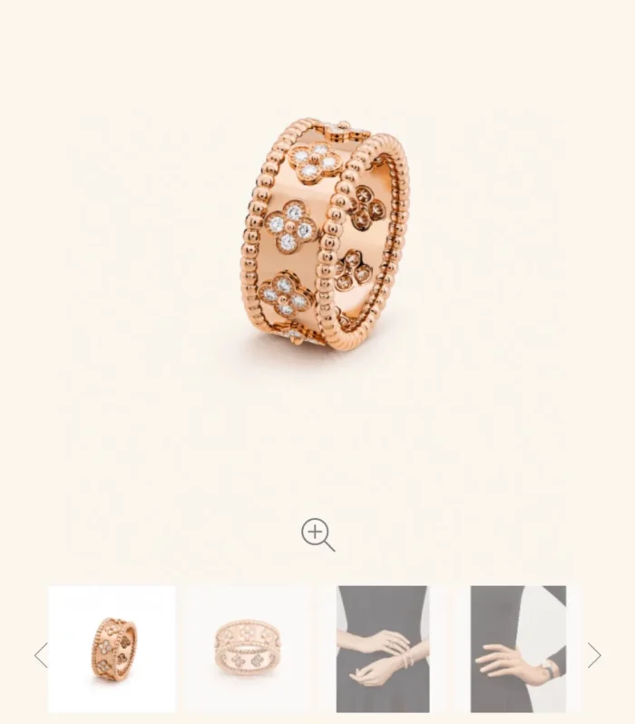VCA Heart Kaleidoscope Ring