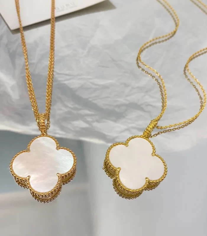 VCA Clover Necklace Large Mother-of-Pearl