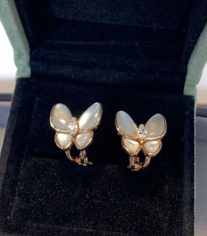 VCA Butterfly Earrings Sterling Silver