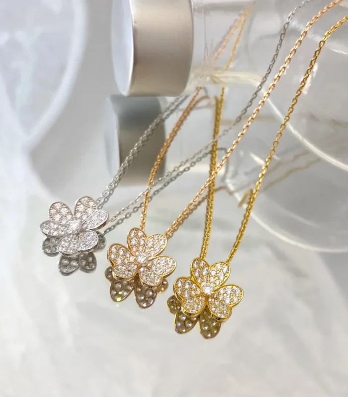 Shamrock Diamond Necklace
