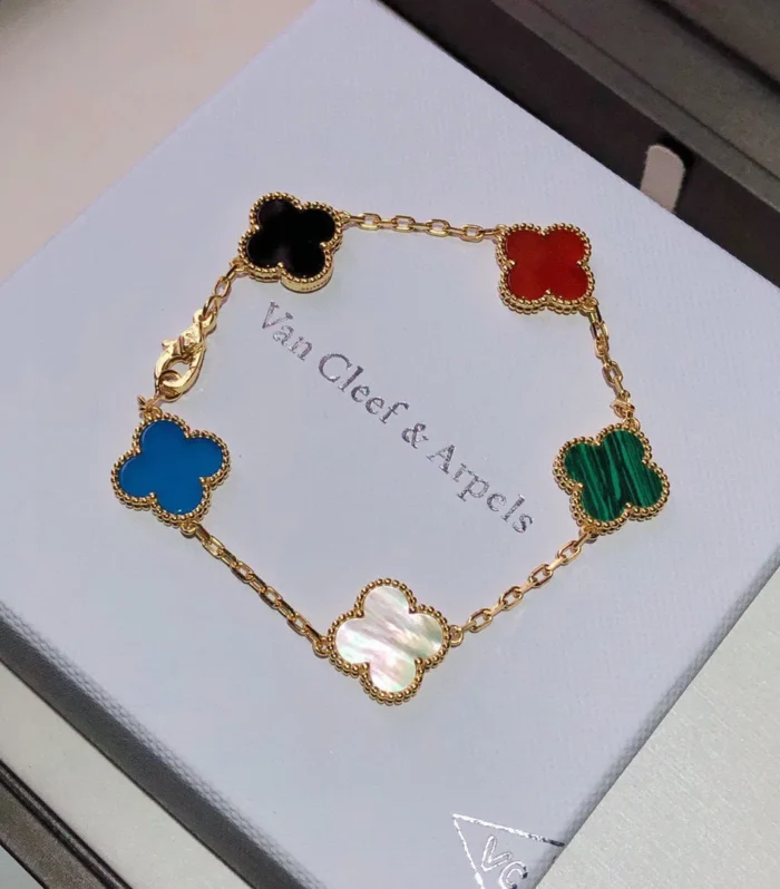 Rainbow K Yellow Bracelet
