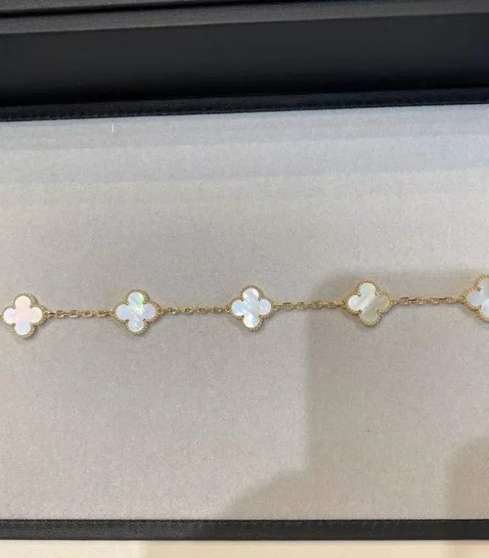 Mother-of-Pearl Five-Motif Bracelet