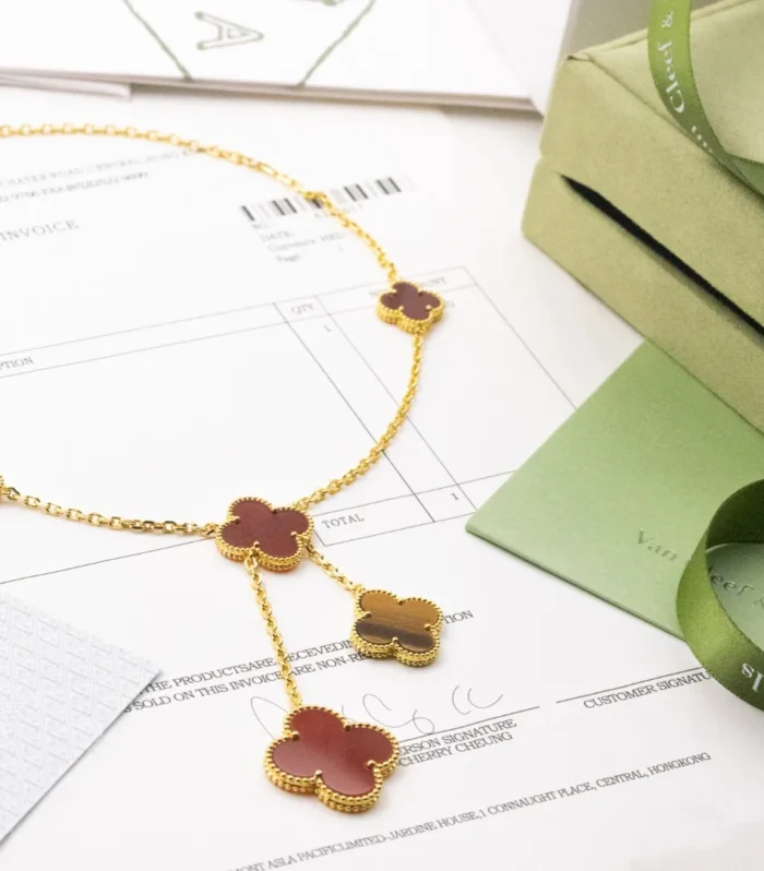 Magic Alhambra Six-Leaf Necklace