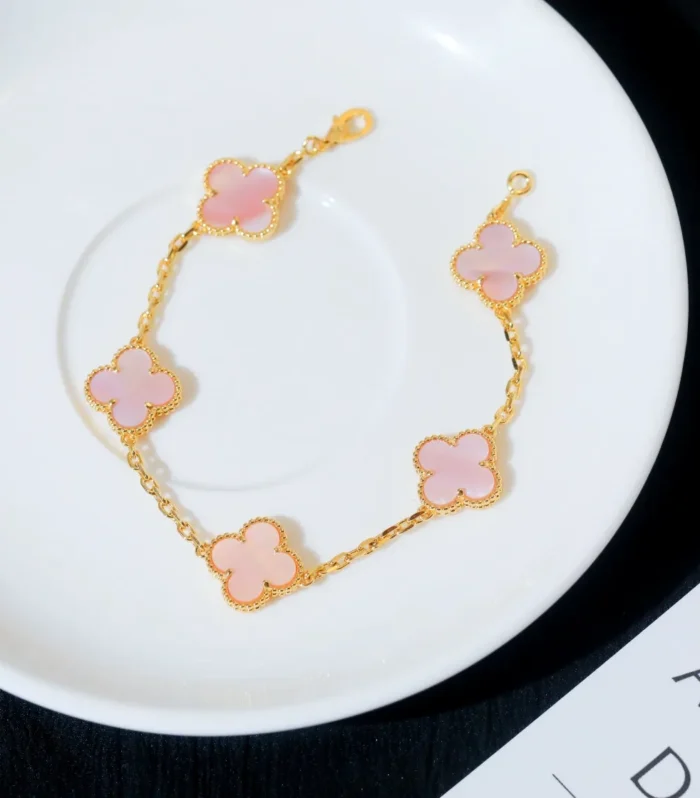 Alhambra Pink Mother-of-Pearl Bracelet
