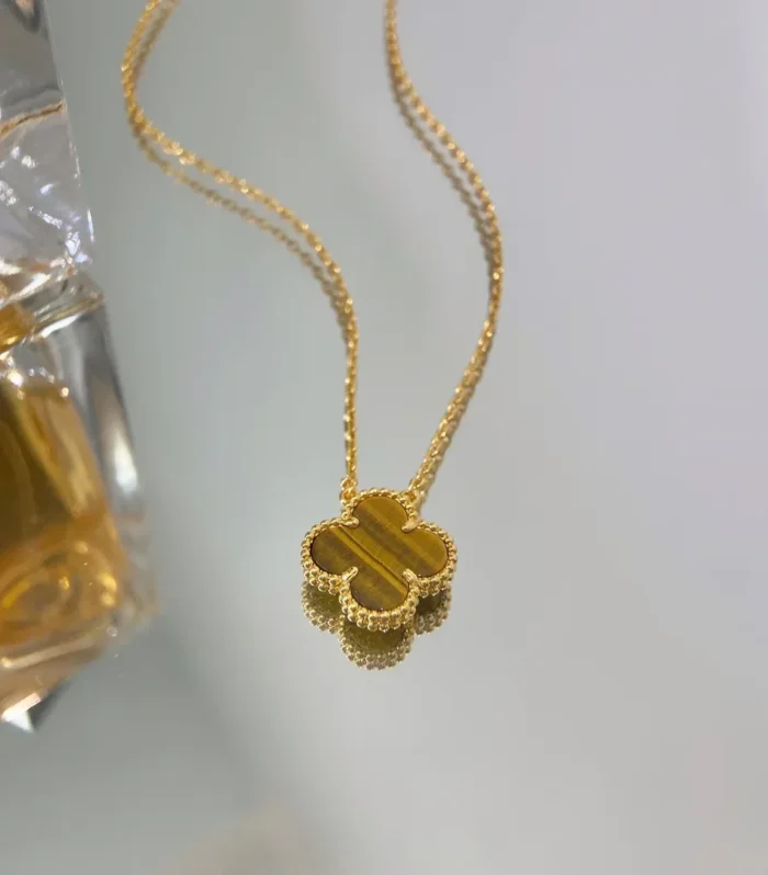 Alhambra Necklace Tiger Eye