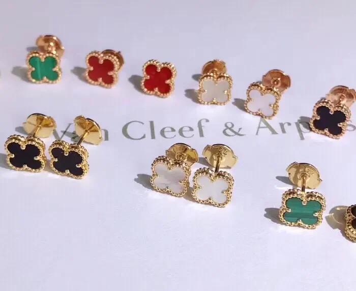 Alhambra Mini Earrings Rose Gold