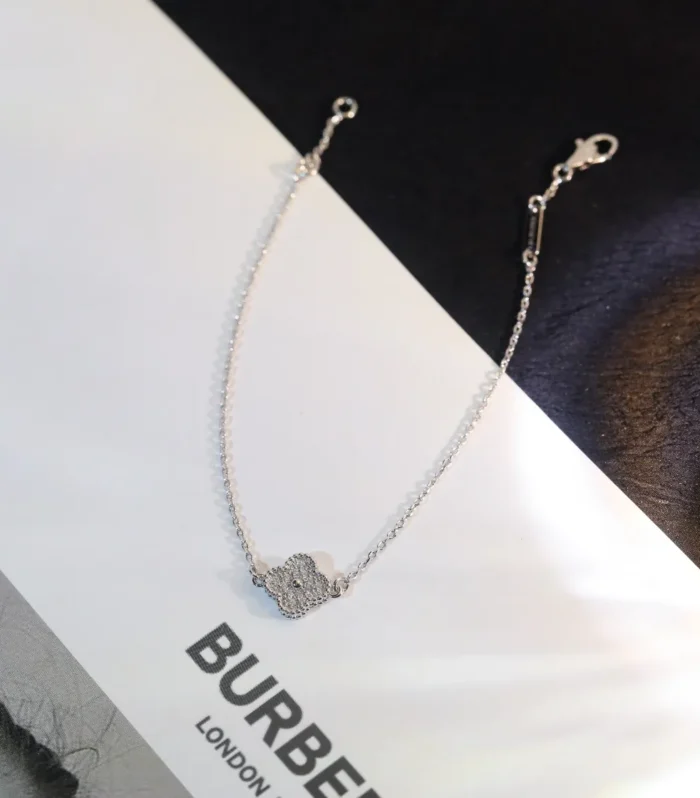 Alhambra Mini Diamond Bracelet