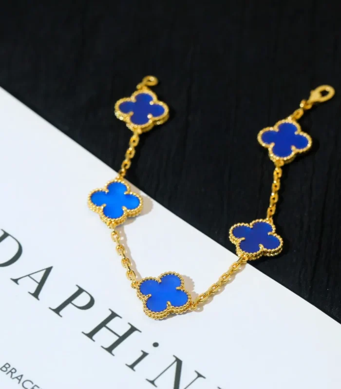 Alhambra Five-Motif Ceramic Bracelet