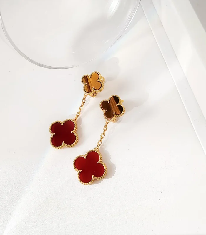 Alhambra Double Flower Earrings