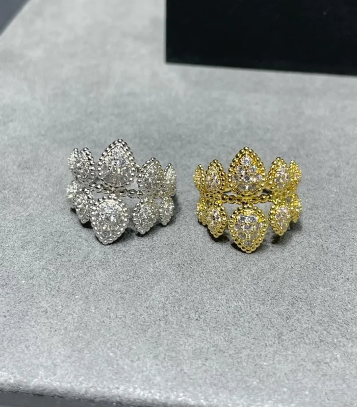BOHEME DIAMOND PAVED MULTI PATERN RING