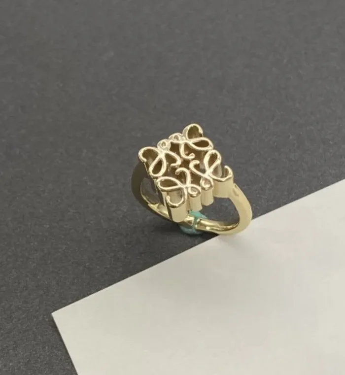 ANAGRAM GOLD OPEN RING